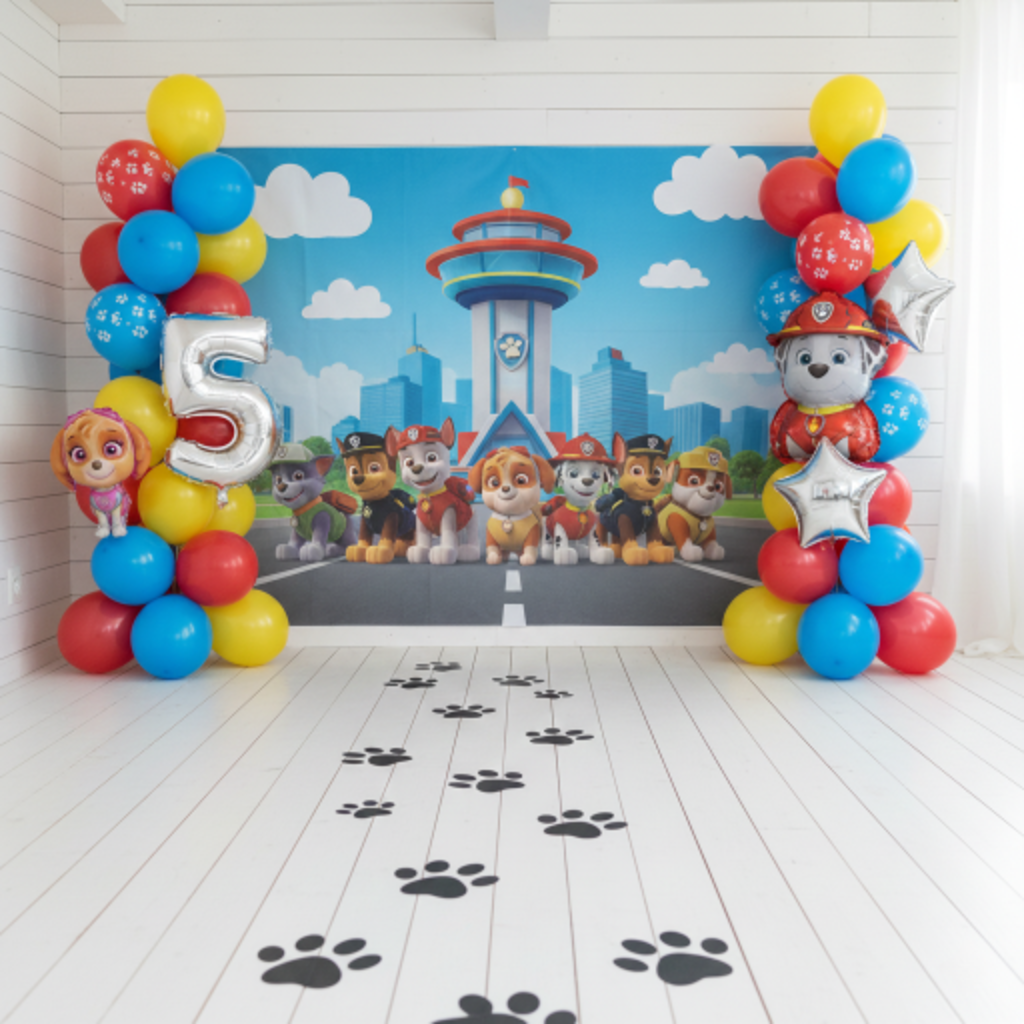 Party colours and easy decorations